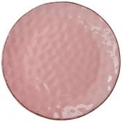 Тарелка десертная 19 см коллекция Отражение цвет:розовая пудра 