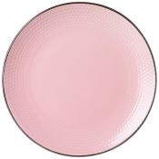 Тарелка десертная 19,5 см коллекция Ностальжи цвет:розовый сахар