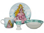 Набор детской посуды 4 предмета Lefard Принцесса, арт 87-031