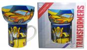 Набор Transformers "Бамблби" 2 пр.: кружка 200 мл, миска 300 мл в подарочной упаковке