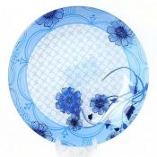 Салатник House & Holder "Blue Flowers", цвет: голубой, диаметр 22,5 см