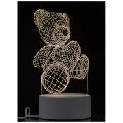 Светильник декоративный Energy EN-NL 21 3D медвежонок
