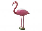 Фигура декоративная для водоемов "Фламинго" 19,5*60*79 см (пластик) (упаковочный пакет)
