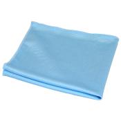 Салфетка из микрофибры M-05 для стекла, цвет: голубой, размер: 30х30см