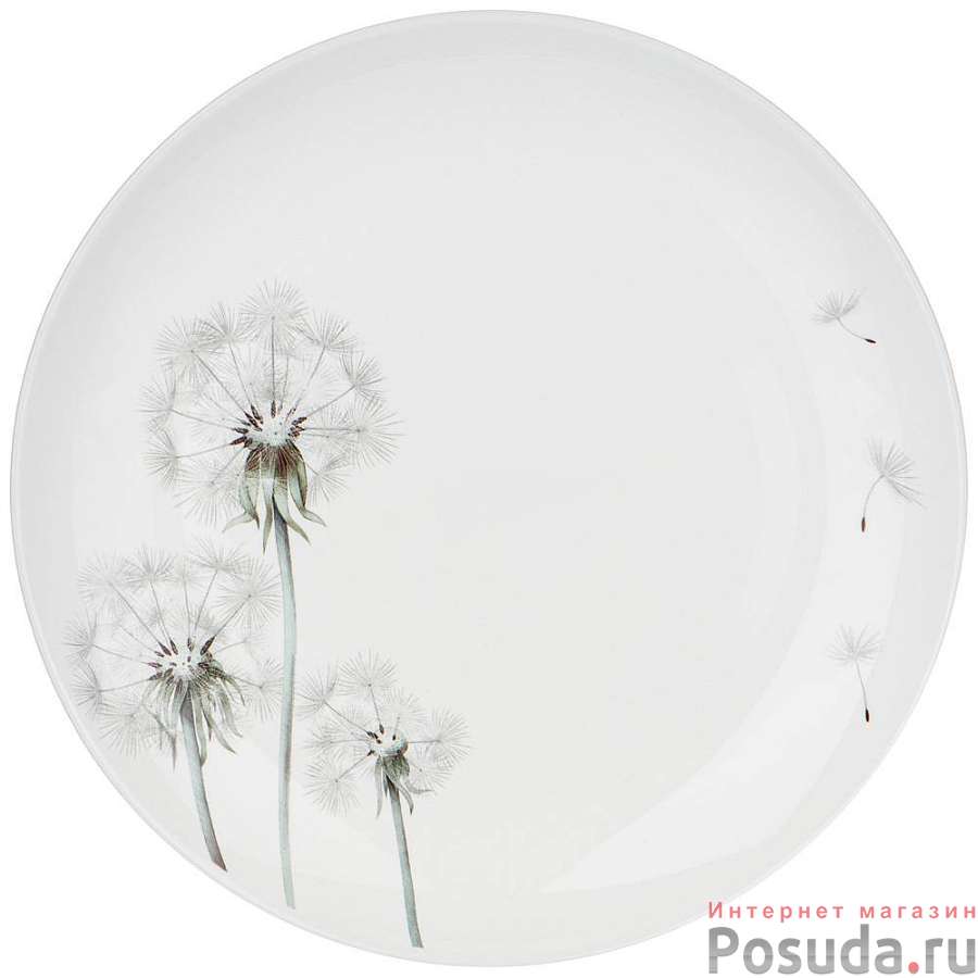 Тарелка обеденная agness dandelion 24см 