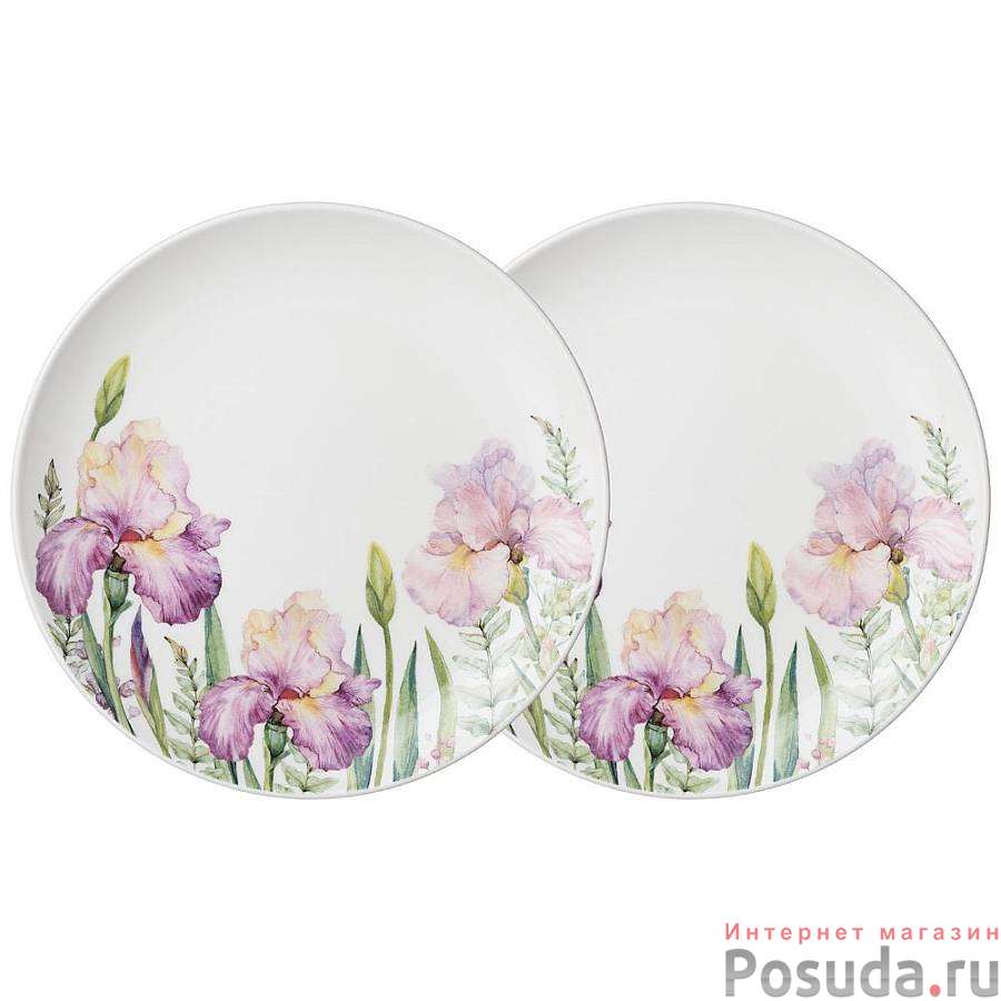 Набор тарелок закусочных lefard Irises 2 шт. 20,5 см 