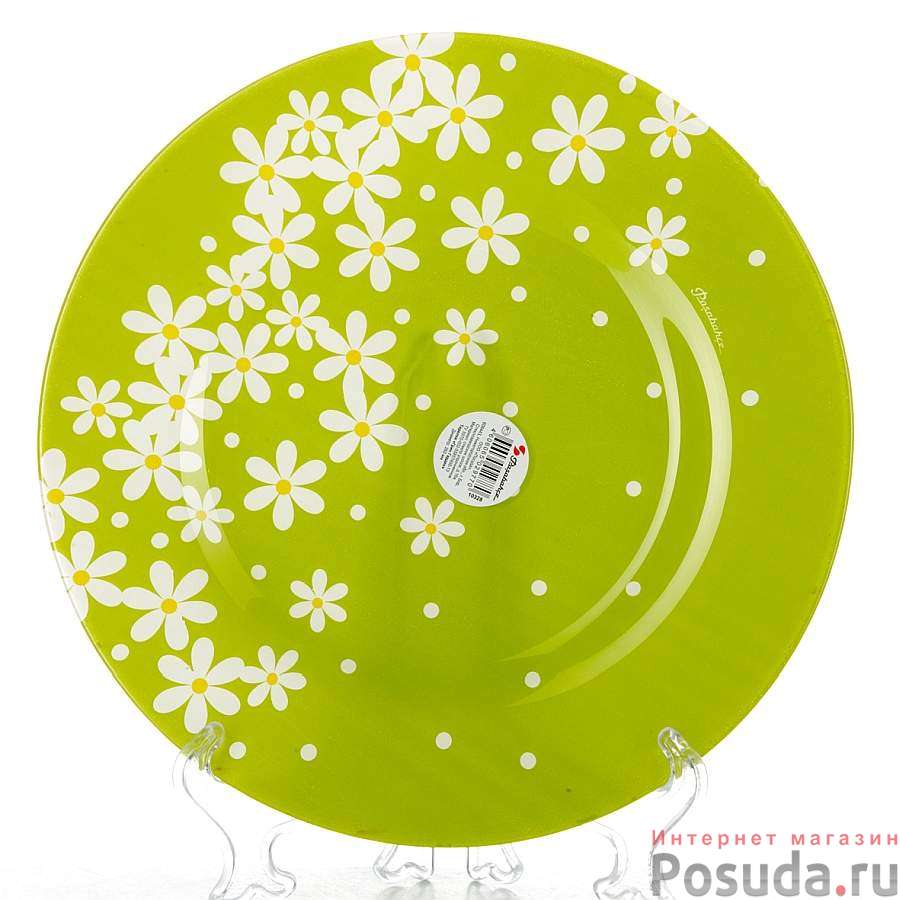 Тарелка столовая мелкая Pasabahce Green Garden, D=26 см