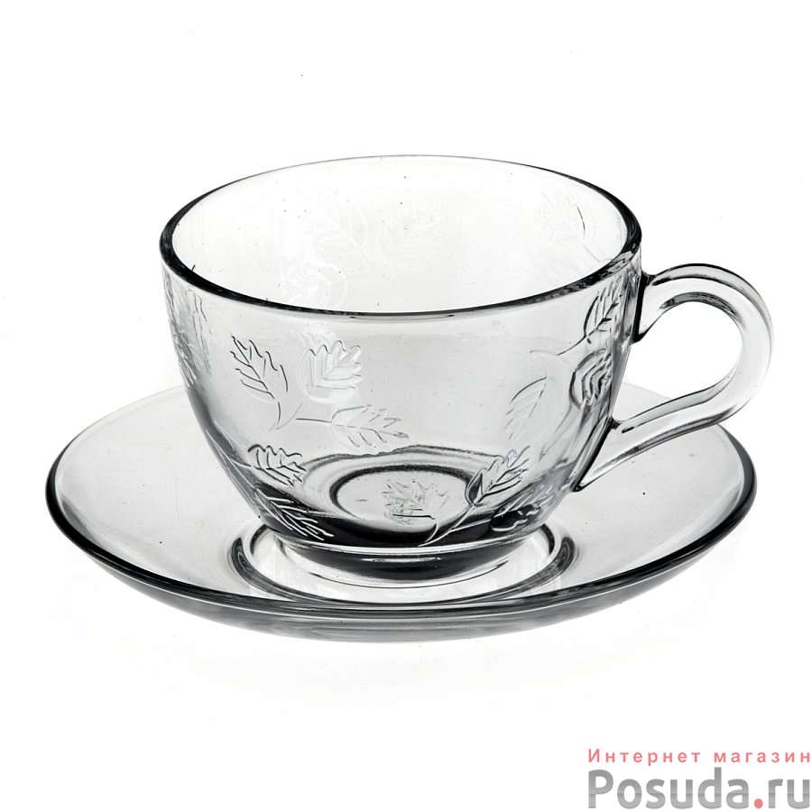 Набор чайный PASTORAL 12пр. (6 блюдец + 6 чашек V=220 мл)