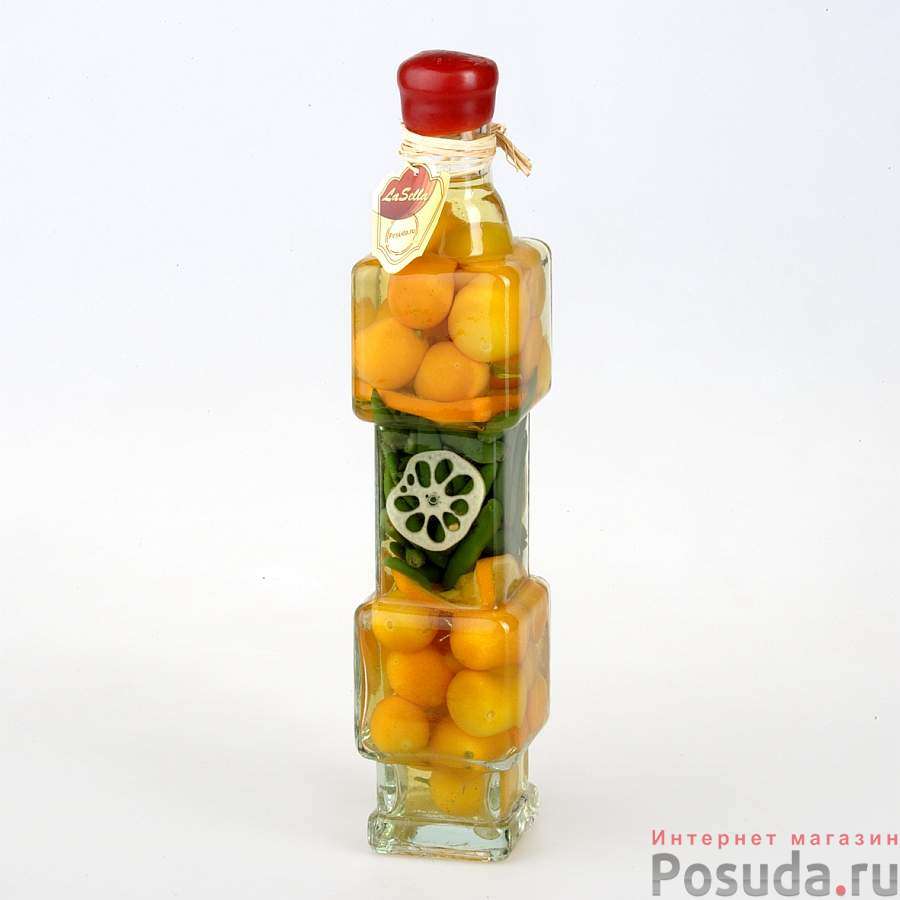 Бутыль декоративная с консервированными овощами VOB4