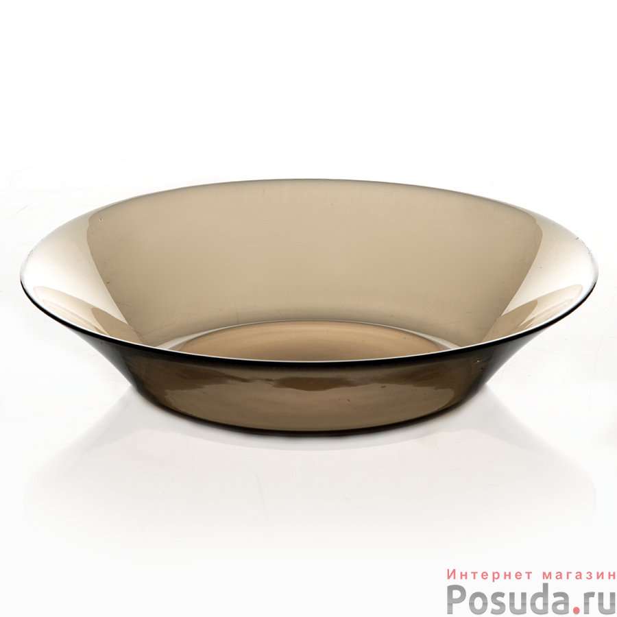 Набор столовых тарелок глубоких 6 шт Pasabahce Invitation Bronze, D=22 см