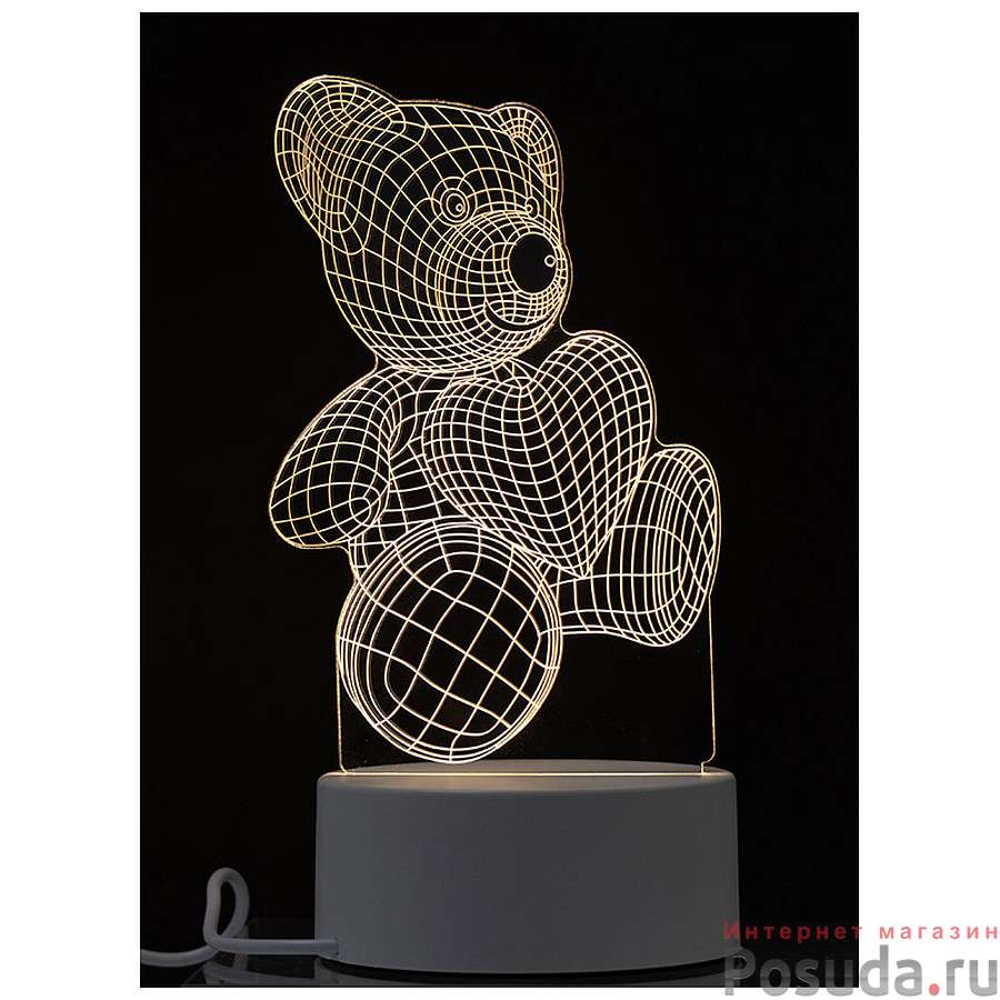 Светильник декоративный Energy EN-NL 21 3D медвежонок