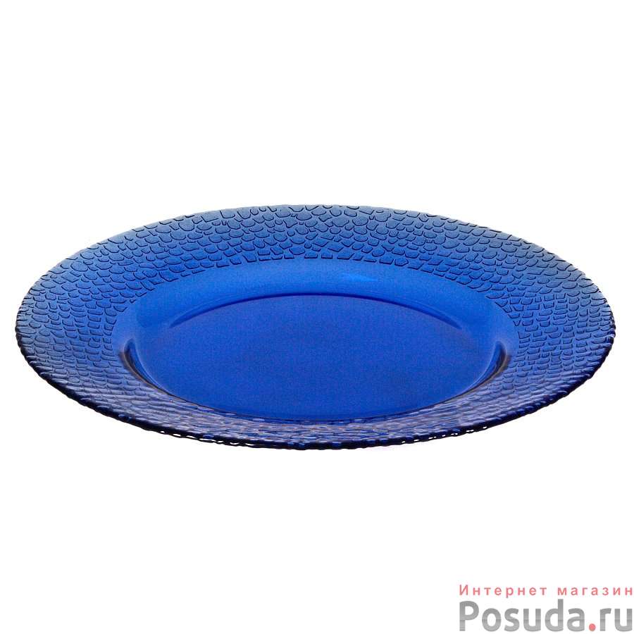 Тарелка столовая мелкая Pasabahce Mosaic Blue, D=27 см