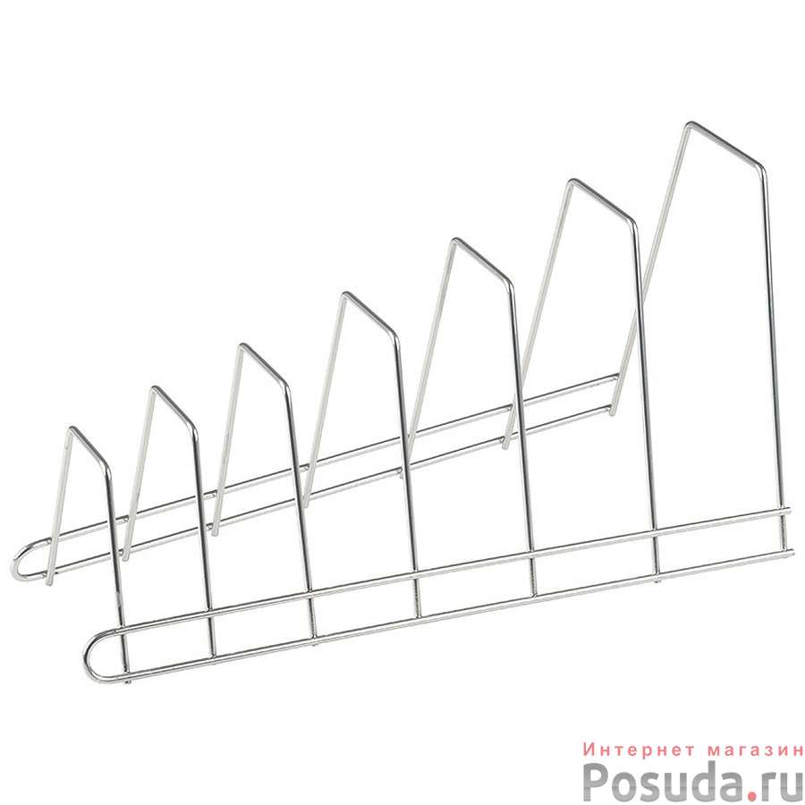 Подставка для крышек Bosito 16*18*34 см см хром