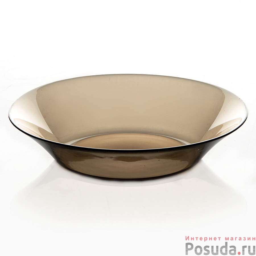 Тарелка столовая глубокая Pasabahce Invitation Bronze, D=22 см