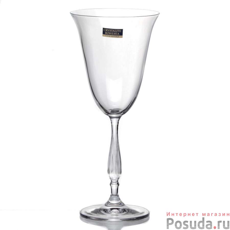 Набор бокалов для вина 6 шт Crystalite Bohemia "Антик", 250 мл