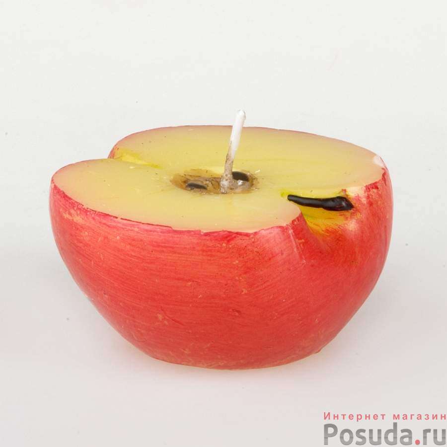 Свеча декоративная "яблоко"