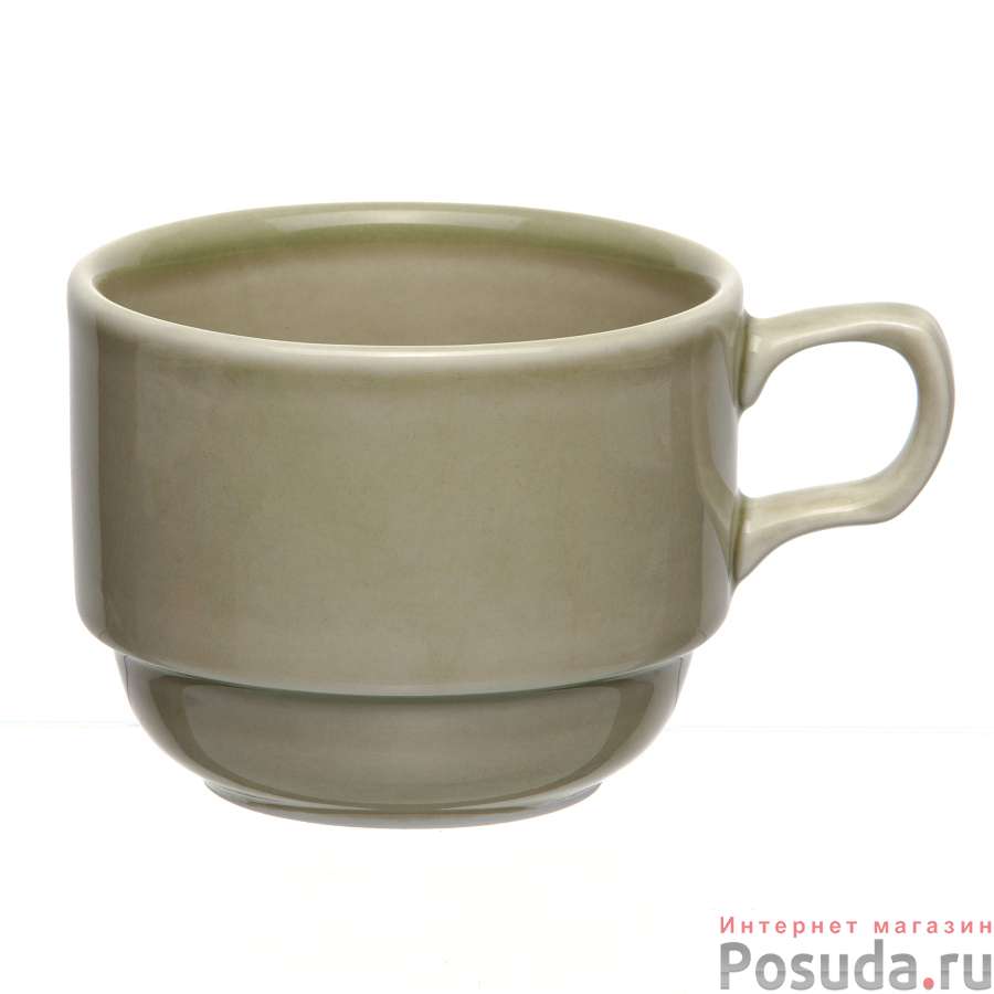Чашка чайная ф.Браво емк.200 см3 Акварель (фисташковый) 1 сорт