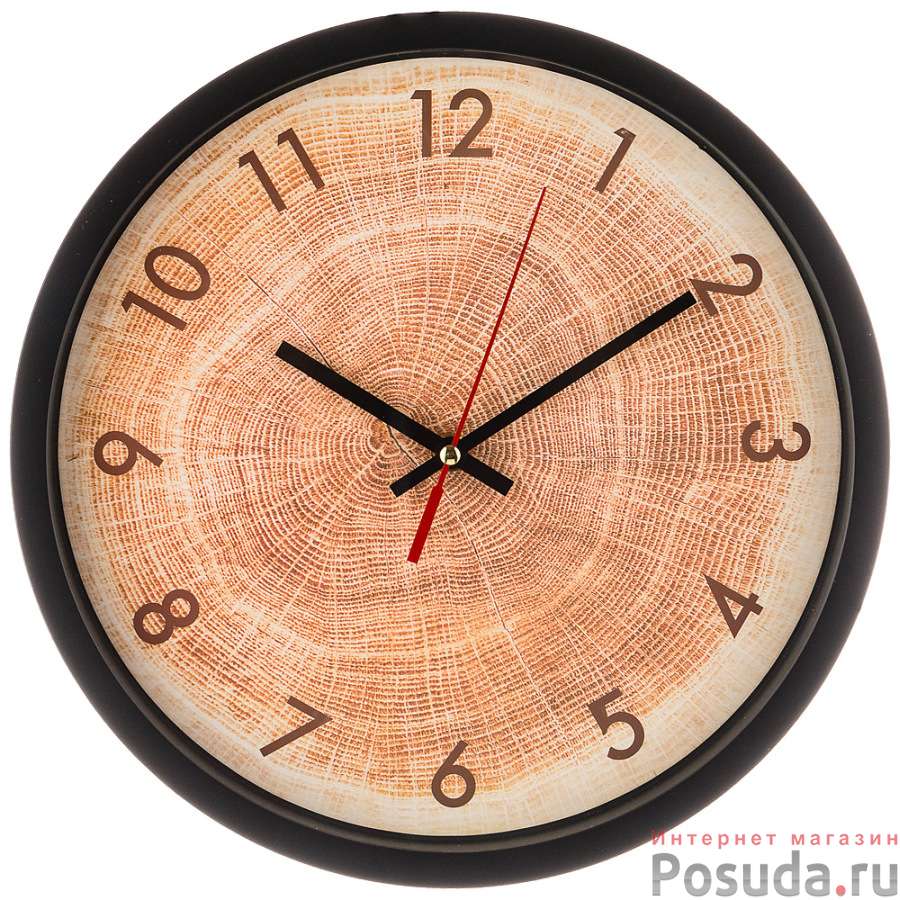 Часы настенные кварцевые Tree диаметр=31 см. диаметр циферблата=27,5 см.