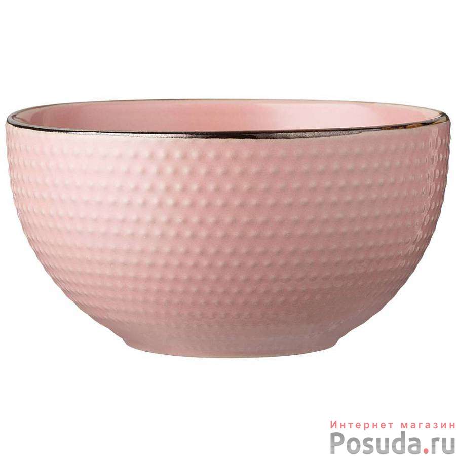 Салатник диаметр=14 см объем 620 мл коллекция Ностальжи цвет:розовый сахар 
