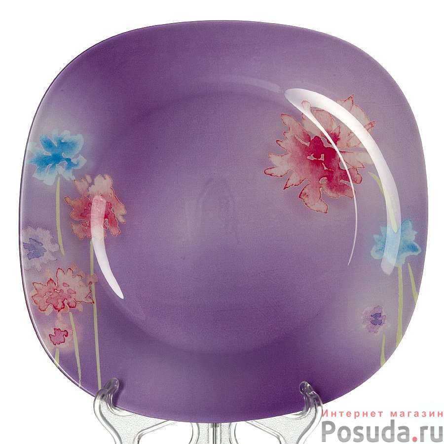 Тарелка столовая мелкая Luminarc Angel Purple, D=25 см