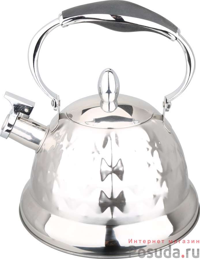 Чайник со свистком "Bayerhoff", BH - 427 3,2 л. металлик