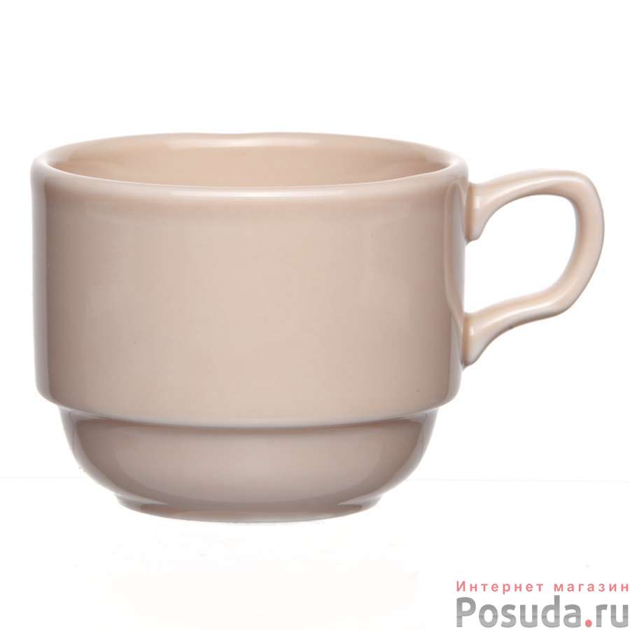 Чашка чайная ф.Браво емк.200 см3 Акварель (розовый) 1 сорт