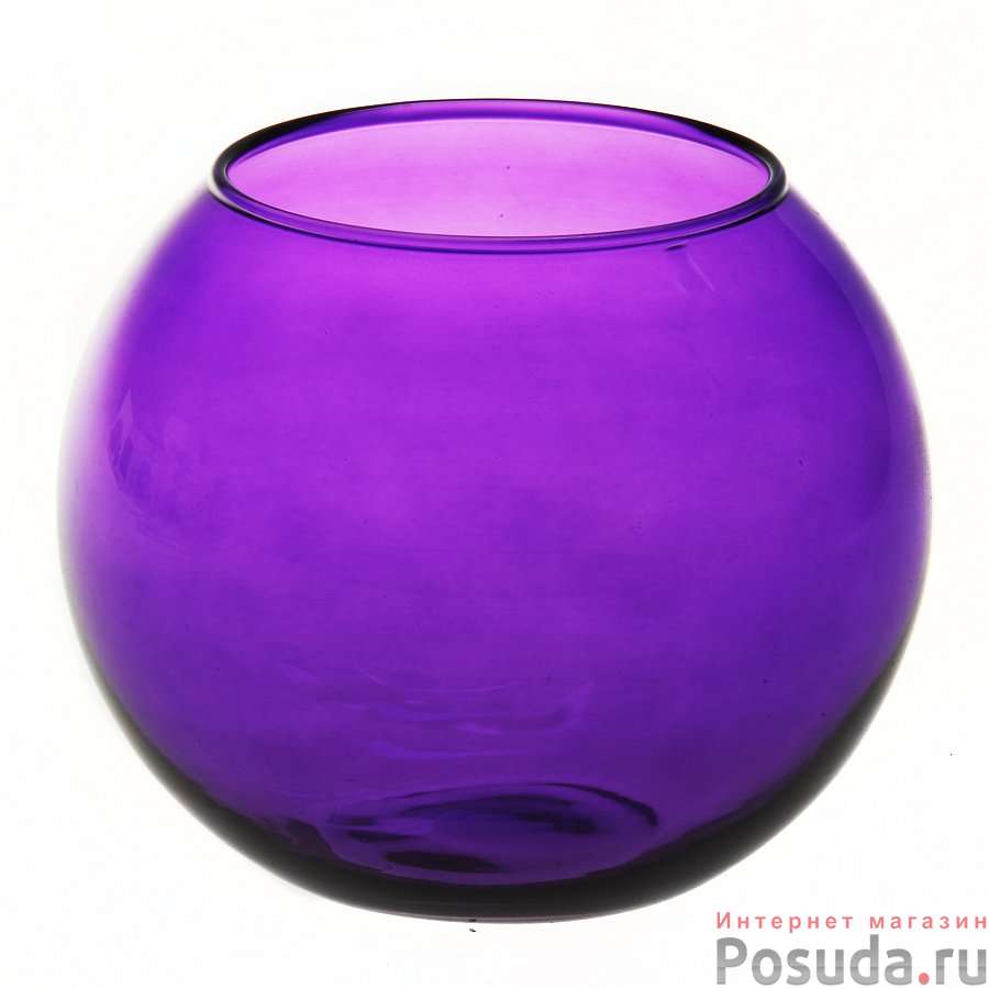 Ваза Workshop "Flora", цвет фиолетовый, Н=10,5 см