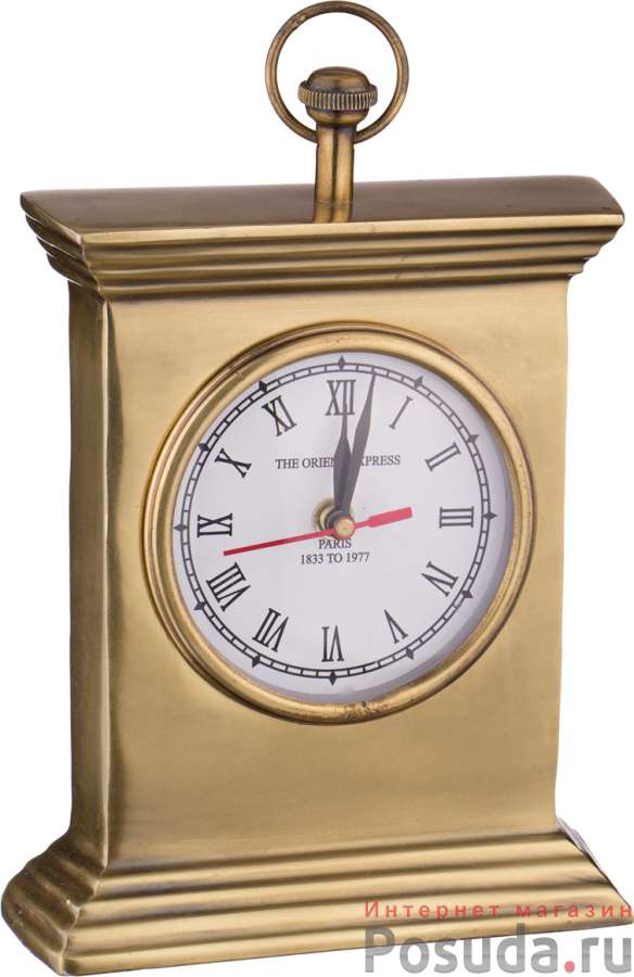Часы настольные антик 16*5 см. диаметр=10 см высота=24 см.