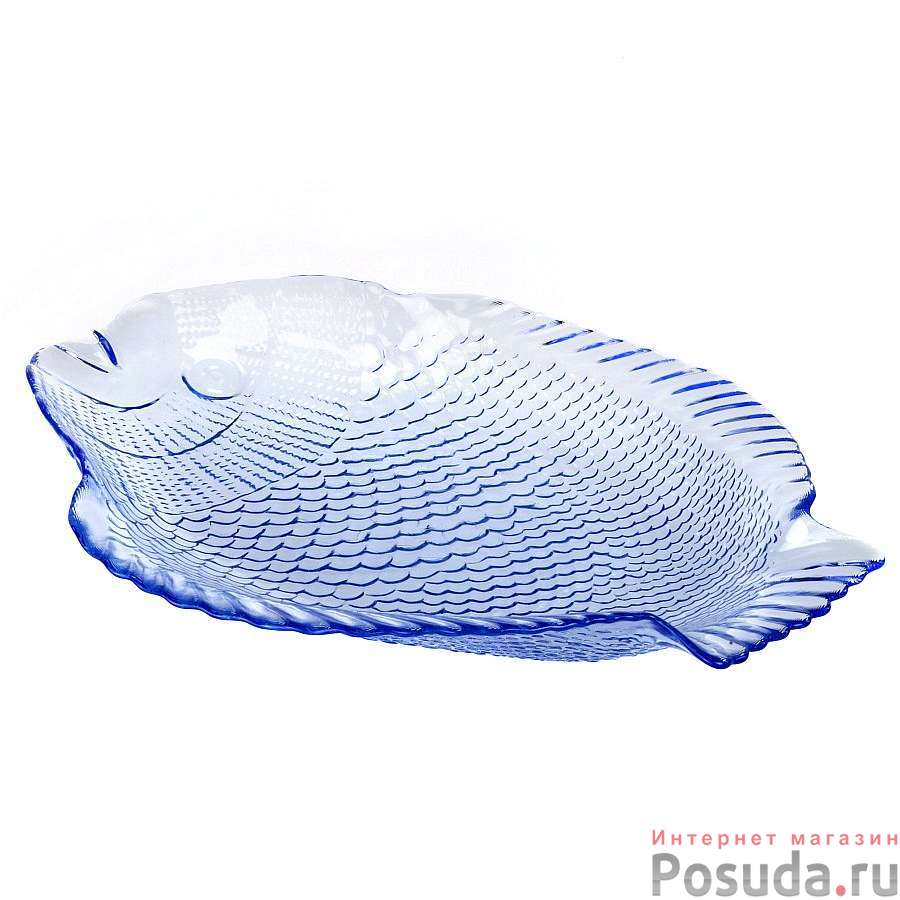 Блюдо фигурное Pasabahce Light Blue, 26х206х2,6 см