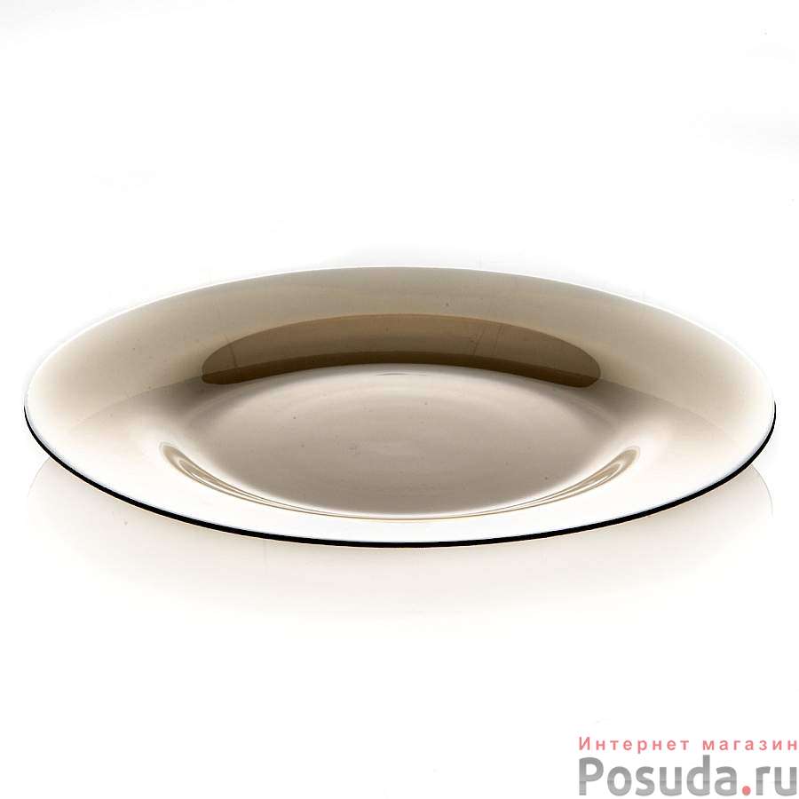 Тарелка столовая мелкая Pasabahce Invitation Bronze, D=26 см