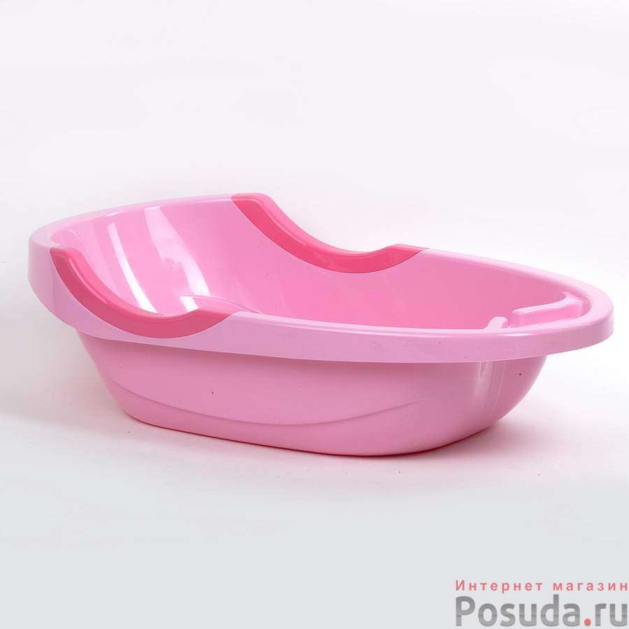 Ванна детская большая Малышок (розовый)