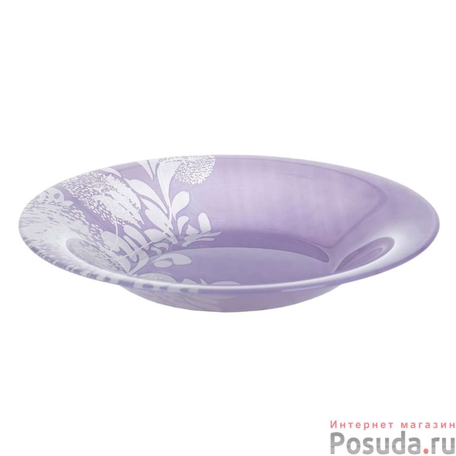 Тарелка столовая глубокая Luminarc Pium Violet, D=21 см