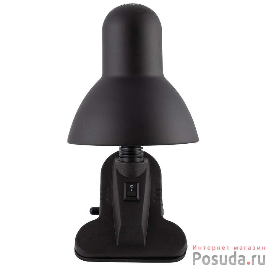 Лампа электрическая настольная прищепка ENERGY EN-DL24С, черная