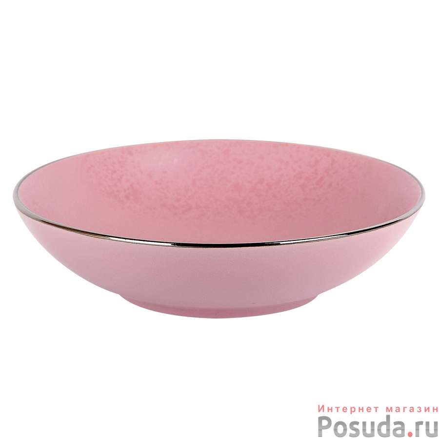 Тарелка глубокая 20см/800мл "Elite pink"