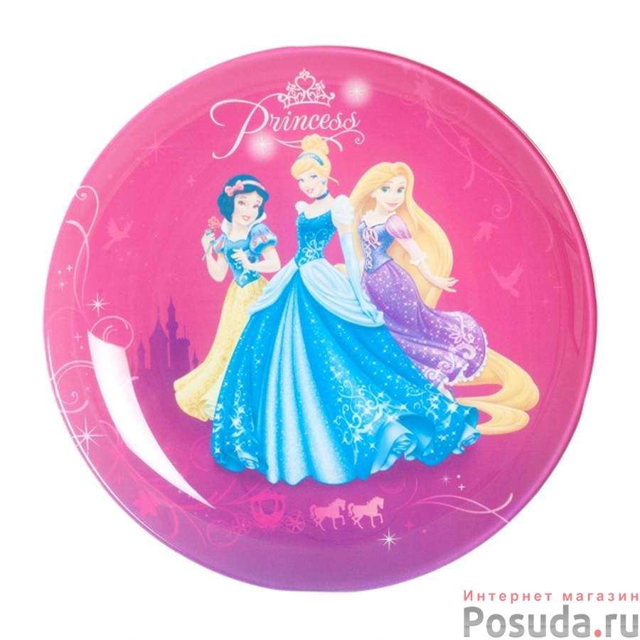 Тарелка закусочная (десертная) Luminarc Disney Princess Royal, D=20 см