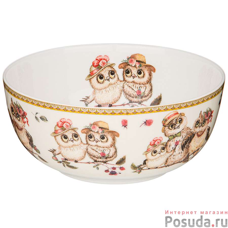 Салатник - тарелка суповая lefard Owls party 15 см 