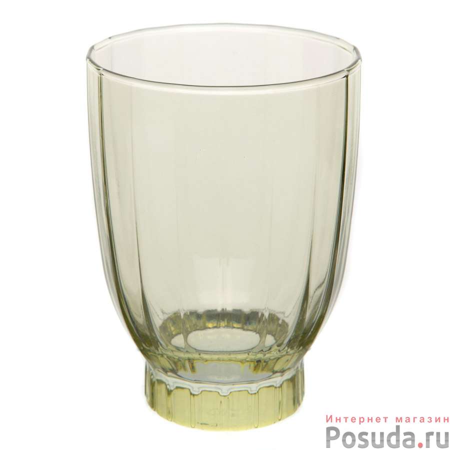 Набор стаканов AMORE 320 мл 6 шт (цв.желтый) 
