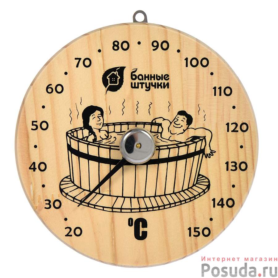 Термометр "Удовольствие", 16х16х2,5 см