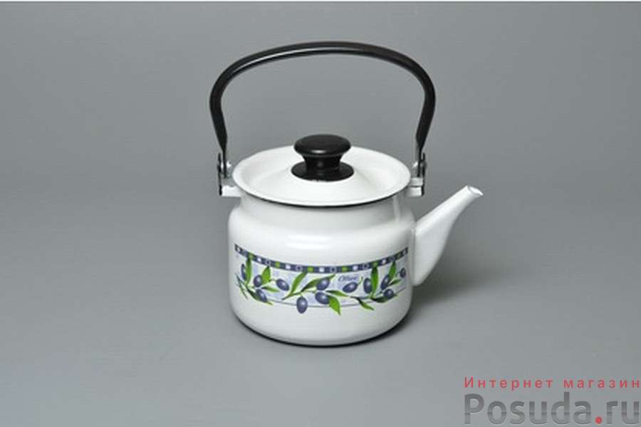 Чайник 2,0л цилиндрический с рисунком