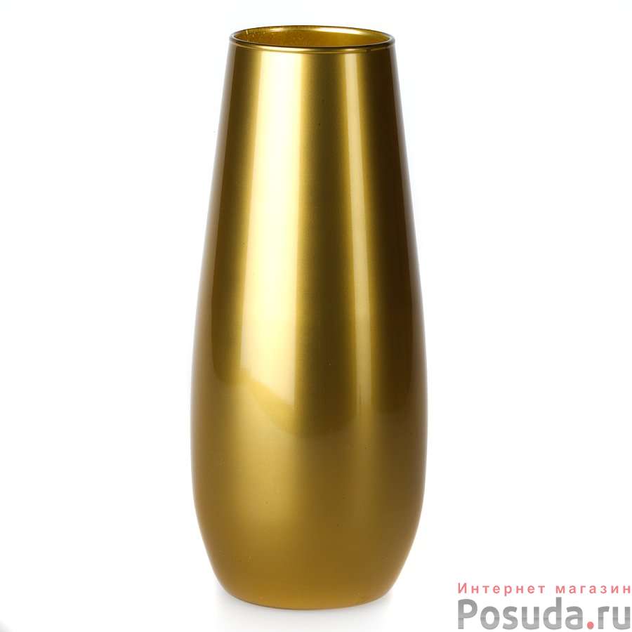 Ваза Pasabahce "Forero Worksop Gold", Н=26 см