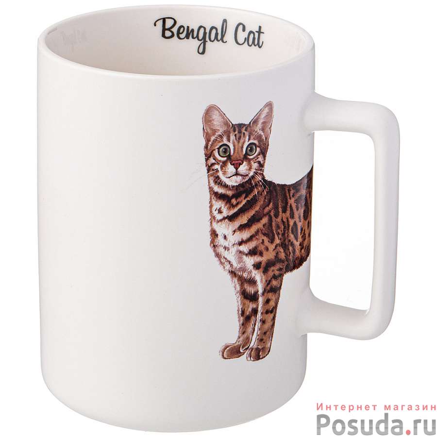 Кружка lefard Bengal cat 400мл 8*7*10.8cm