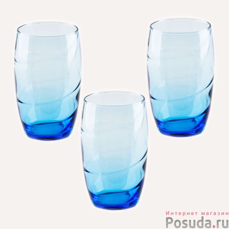 Набор стаканов 3 шт Luminarc Sweet Colors Blue, 360 мл
