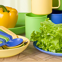 Посуда из пластика