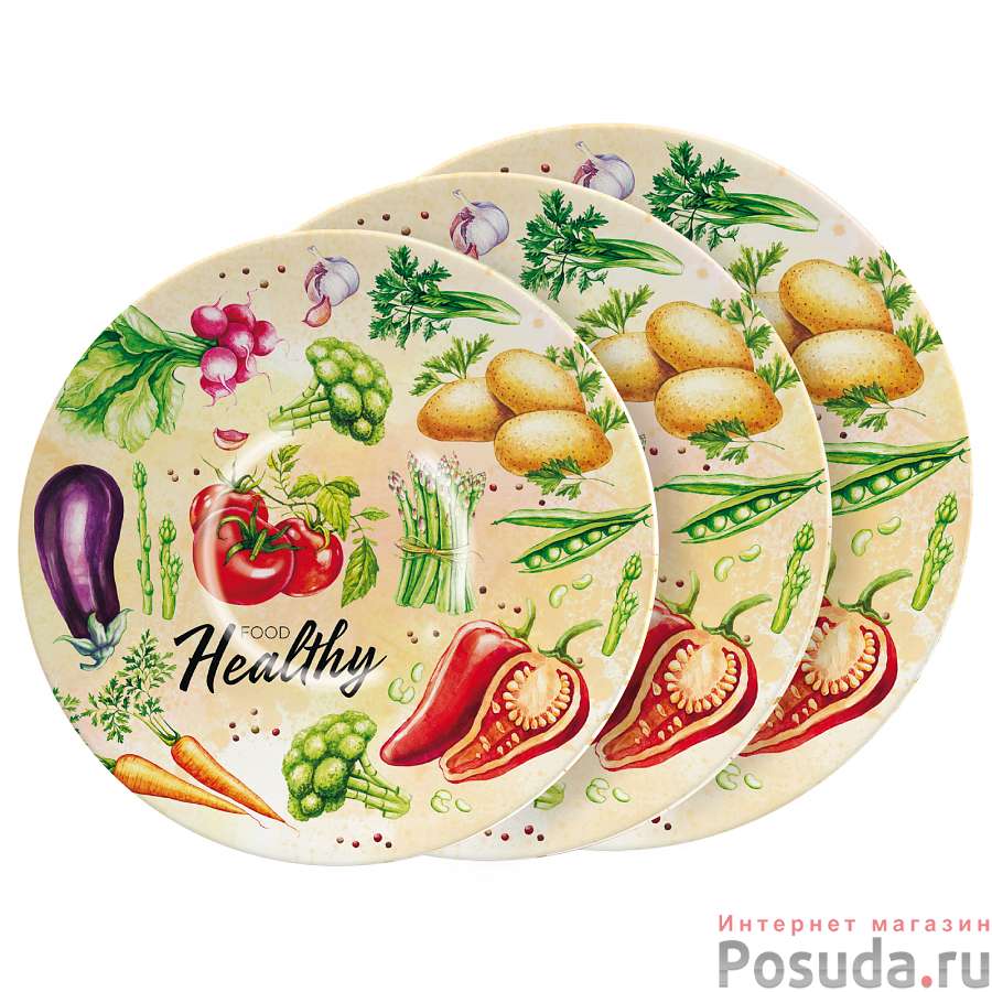 Набор салатников 3 предмета Veggies ТМ Appetite, ST-07-VG