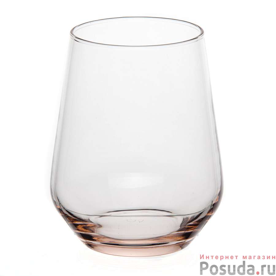 Набор стаканов Allegra 6 шт. 425 мл розовый
