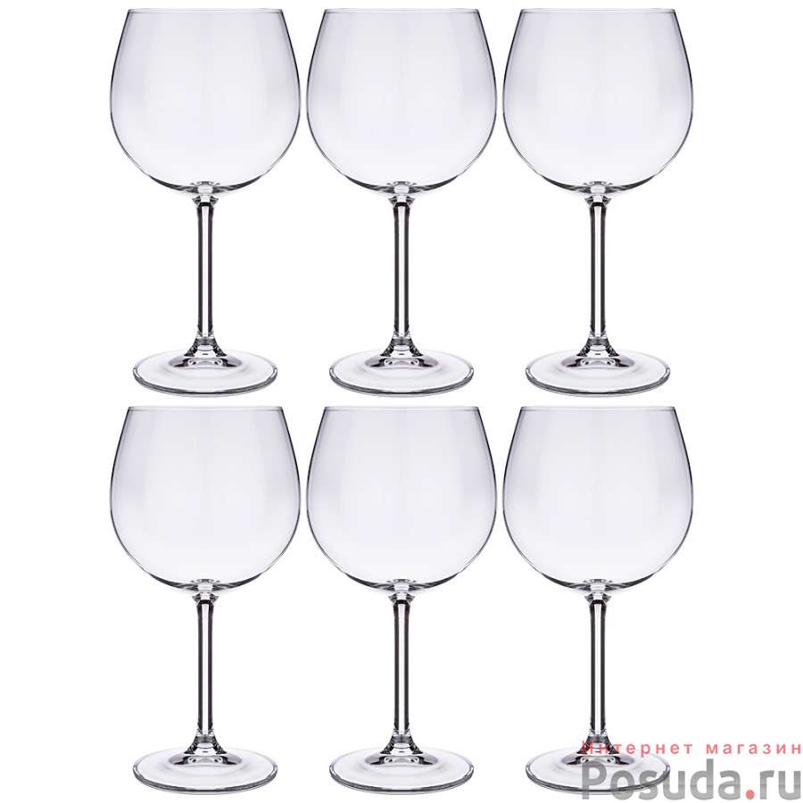 Набор бокалов для вина из 6 шт. Gastro/colibri 570 мл высота=21 см