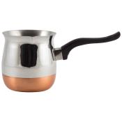 Кофеварка стальная с медным дном 1000 мл, модель CW-1000C  (турка/молочник)