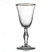 Набор бокалов retro (золотая кайма), 6 штук, объем 236 мл (голден)