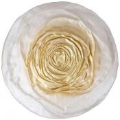 Тарелка Antique rose white 21см