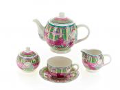 Чайный сервиз на 6 персон Nouvelle "Кошки", 15 предметов